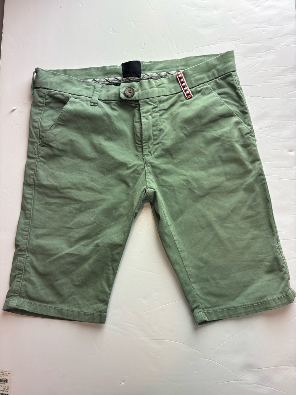 Men's Casual Green Chino Shorts